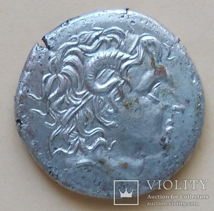 Тетрадрахма Александра Македонского Лисимах серебро копия
