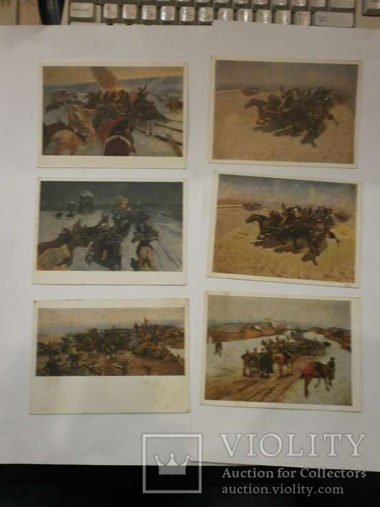  Комплект открыток Греков в Первой Конной Армии, фото №4