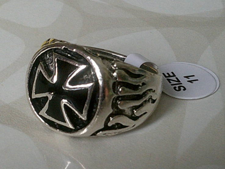 Перстень  - железный крест, фото №2