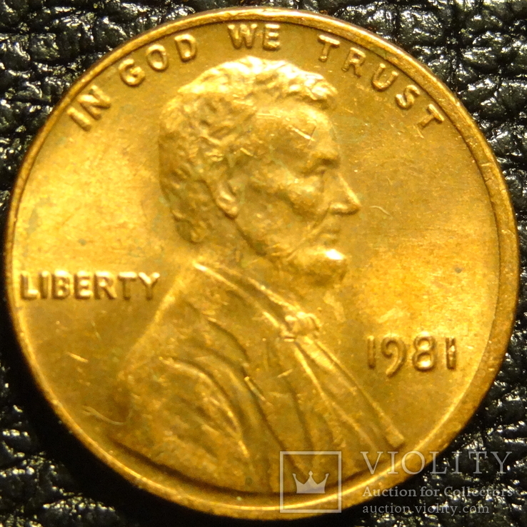 1 цент США 1981, фото №2