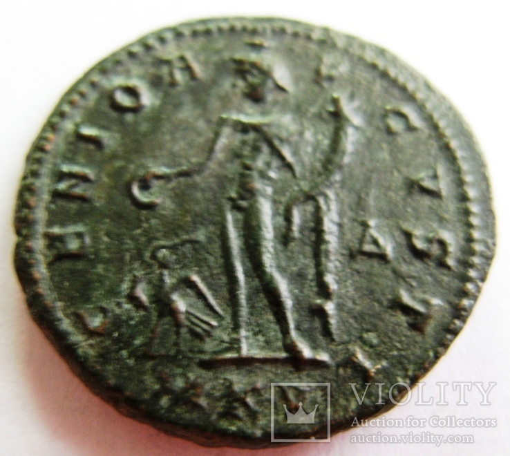 Фоллис MAXIMINUS II DAIA, 311 г. н.э. - точная датировка!, фото №3