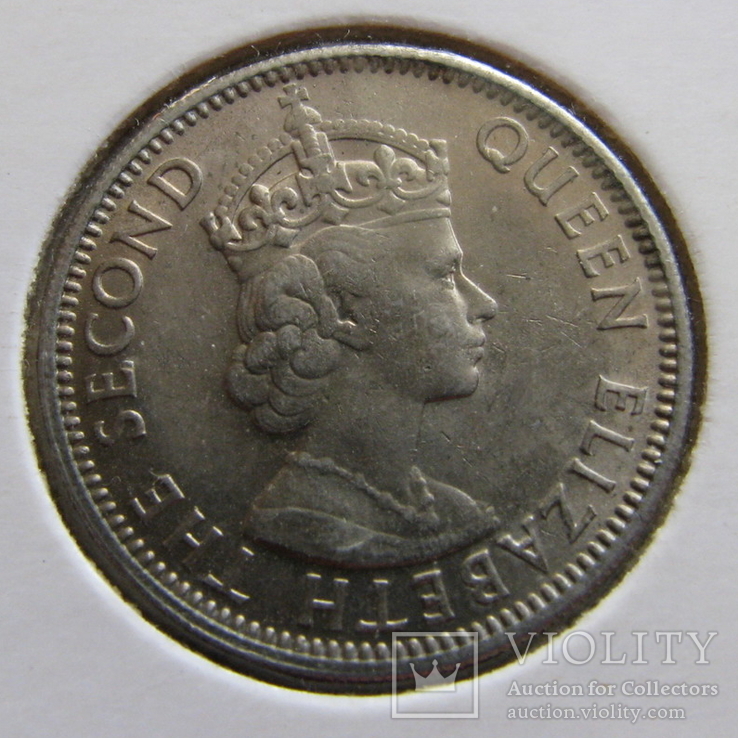 Британский Гондурас 25 центов 1965, фото №4