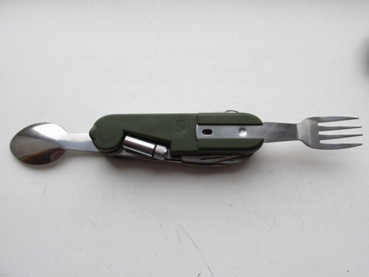 Нож многофункциональный(+ ложка,вилка,фонарик), numer zdjęcia 11