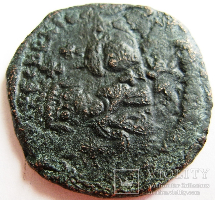 Фоллис Heraclius and Heraclius Constantine (610-641) - редкий мондвор Seleucia Isauriae, фото №4