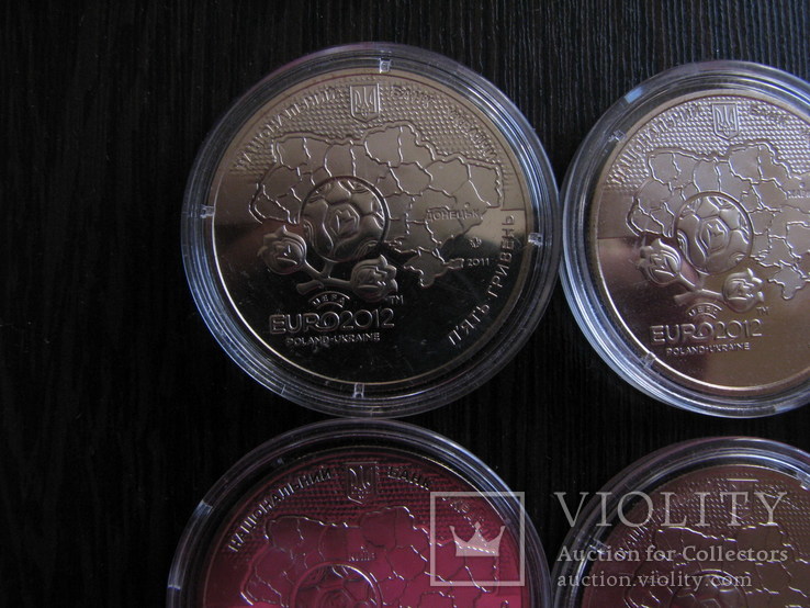 5 гривен 2012 Евро набор, фото №3