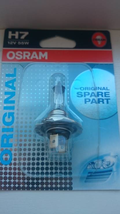 Автолампа OSRAM H7, фото №2