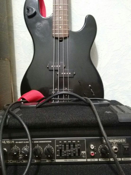 Комбик для басс гитары ULTRABASS BXL405A+басс гитара, фото №5