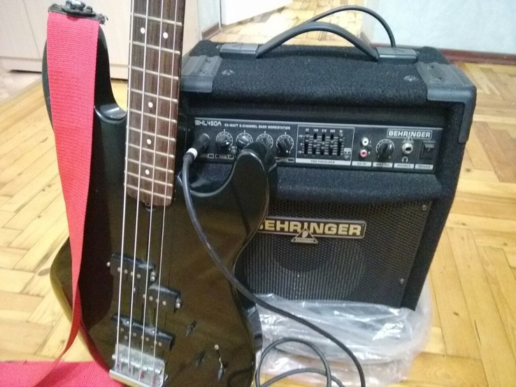 Комбик для басс гитары ULTRABASS BXL405A+басс гитара, фото №7