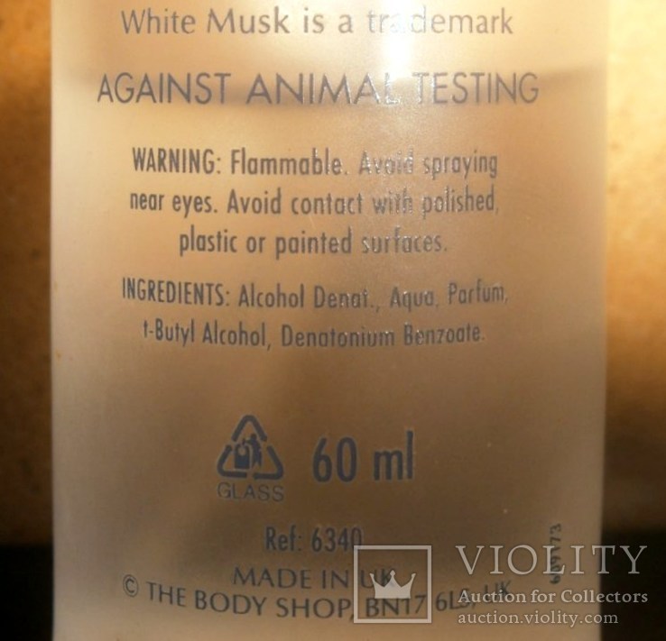 White Musk The Body Shop. 60 ml., фото №4