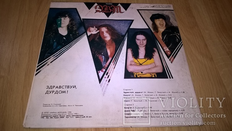 ЭВМ (Здравствуй, Дурдом!) 1990. (LP). 12. Vinyl. Пластинка. NM/EX+, фото №3