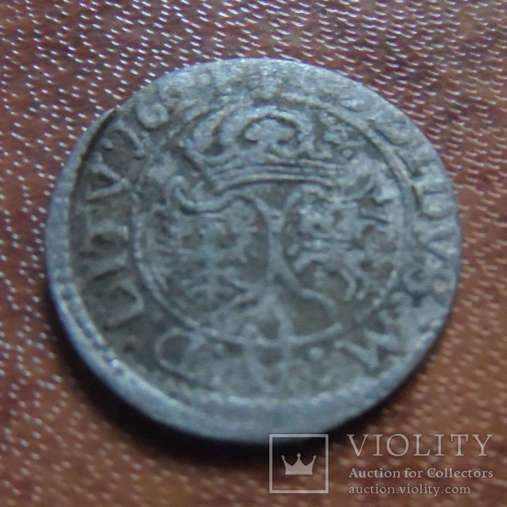 Солид 1629 интересный сдвиг серебро   (М.6.3)~, фото №6