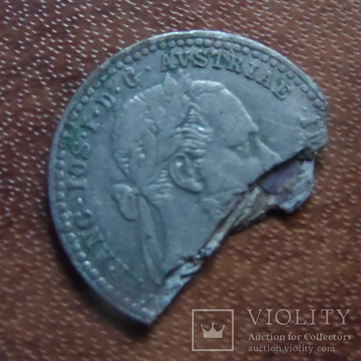 10 крейцеров 1870 серебро Австро-Венгрия   (М.6.8)~, фото №4