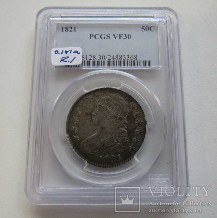 50 центов 1821 год США, фото №4