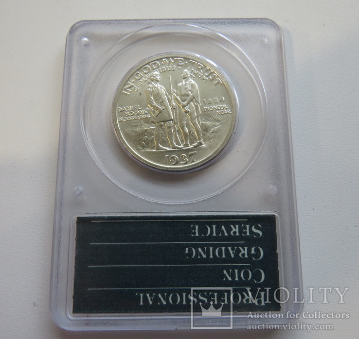 50 центов 1937 год США юбилейная "БУН", фото №3
