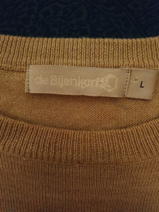 Джемпер. Пуловер DE BIJENKORT шерсть 50% p-p L, фото №7