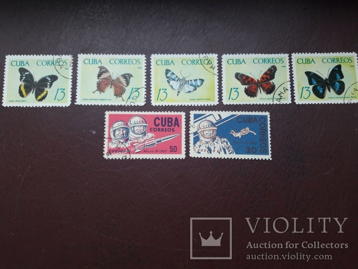 Старые Кубинские марки, фото №2