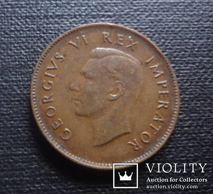 Британская Южная Африка 1/4 пенни 1942 (2.1.26)~, фото №3