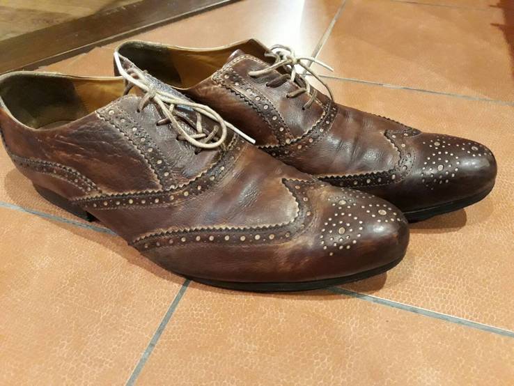 Мужские туфли броги Black Stone, фото №3