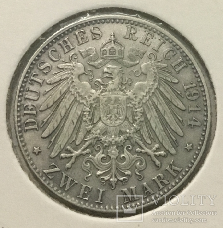 2 Марки 1914 Бавария Людвиг х10л2, numer zdjęcia 3
