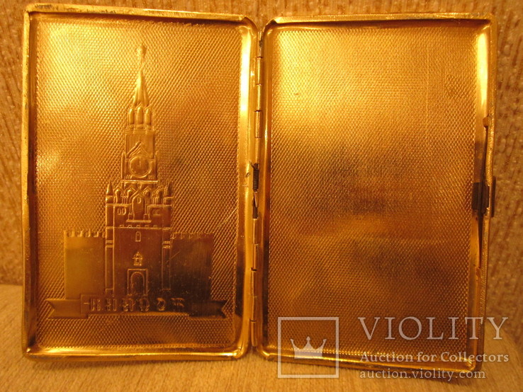 Портсигар Кремль Спасская башня нестандартный формат, фото №8