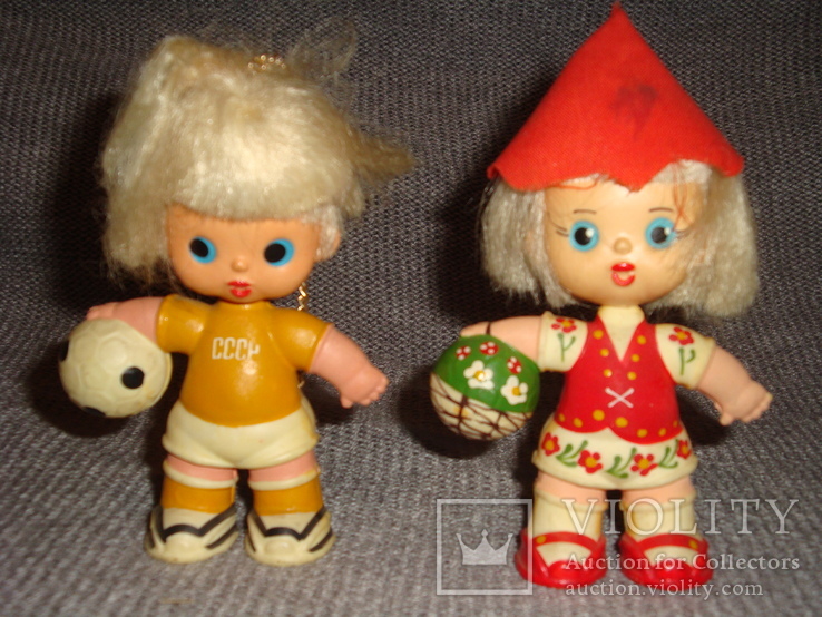 Игрушки куклы СССР, 2 шт., фото №2