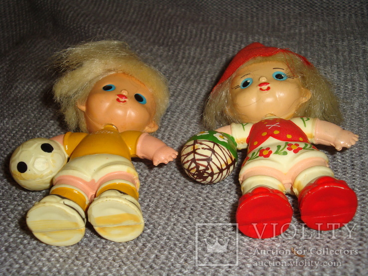 Игрушки куклы СССР, 2 шт., фото №12