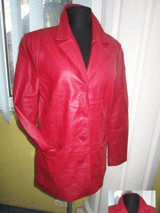 Классическая женская кожаная куртка С&amp;A мод.YESSICA. Лот 297, фото №2