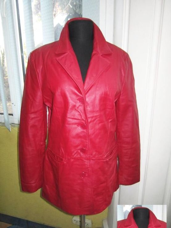 Классическая женская кожаная куртка С&amp;A мод.YESSICA. Лот 297, фото №3