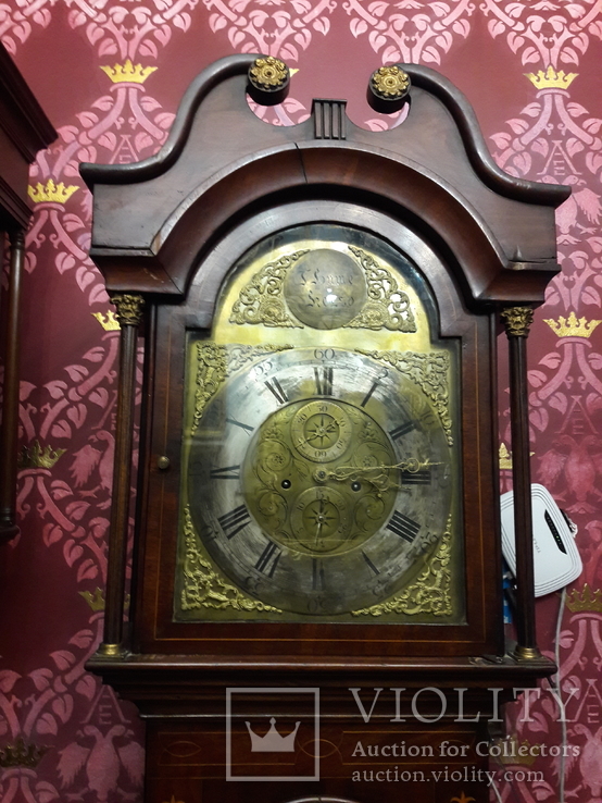 Английские напольные часы XVIII века, фото №3