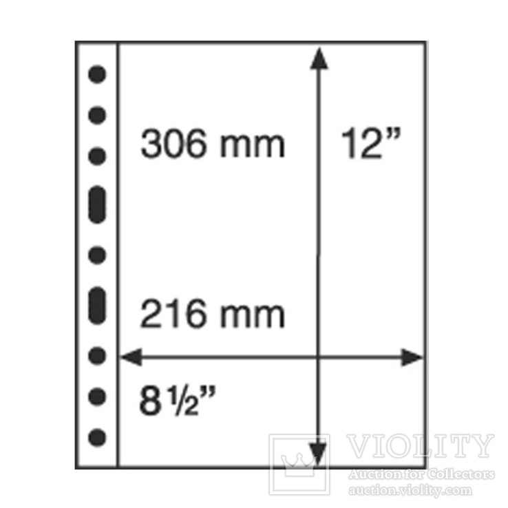 Лист-обложка GRANDE (1 S) черный Leuchtturm