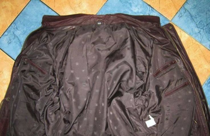 Большая оригинальная кожаная мужская куртка ECHTES LEDER. Лот 286, numer zdjęcia 7