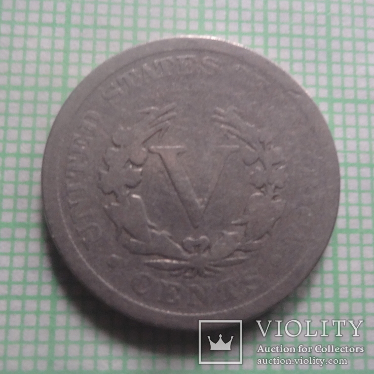 5 центов 1905 США     (Р.1.15)~, фото №3