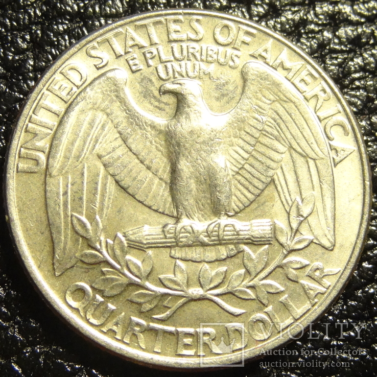 25 центів США 1987 D, фото №3