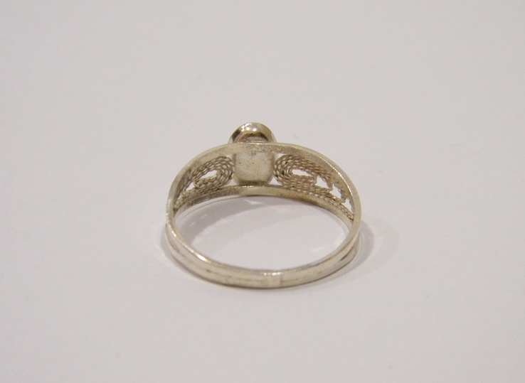 Серебряное кольцо, Серебро, Размер 18, фото №5