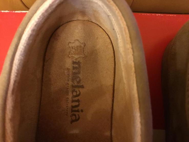 Туфли мокасины Melania, Италия, натуральная замша, 18,5 см, фото №4