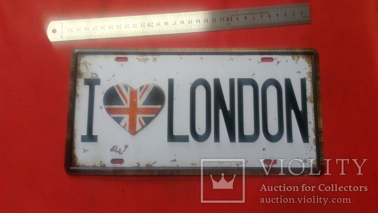 Табличка "Я люблю тебя Лондон"