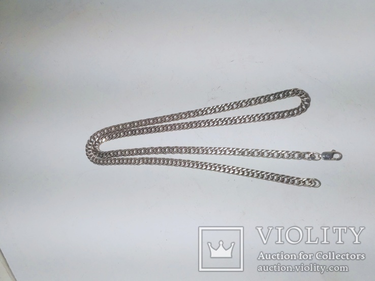 Серебряная цепочка цепь Серебро 925 пробы, 29,34 грамма, фото №4