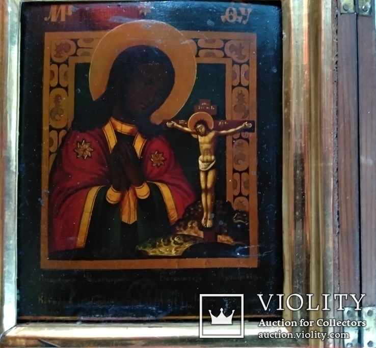 Икона Ахтырской Божией матери (в киоте)., фото №4