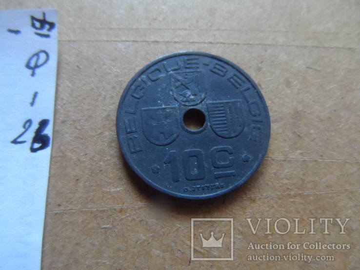 10 центов 1943 Бельгия   (Ф.1.26)~, фото №4