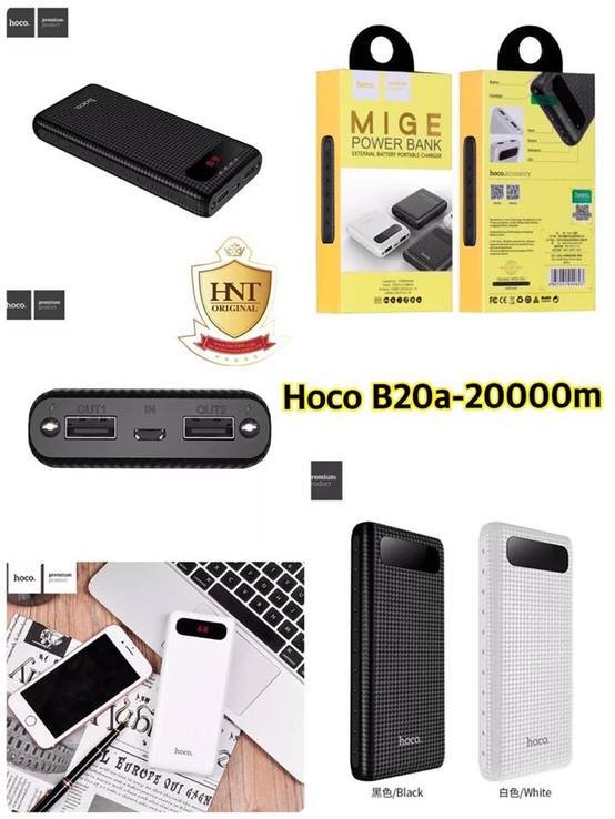 Power Bank Hoco B20A 20000mAh Original, фото №3