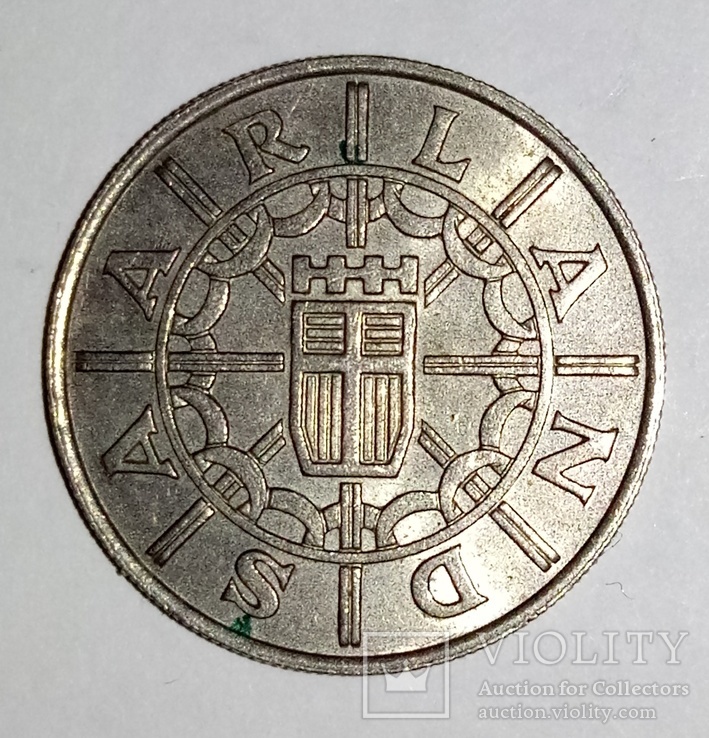 Саар 100 франков, 1955, фото №3