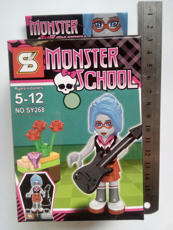 Конструктор 12 деталей 14,5х8х4 см Monster High, фото №2