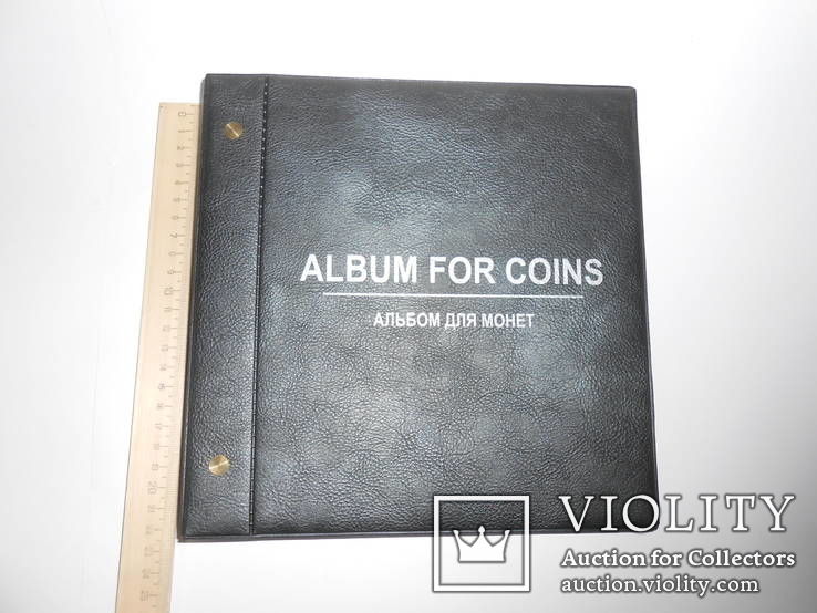 Альбом для монет на 220 ячеек + 4 отсека для бон., фото №5