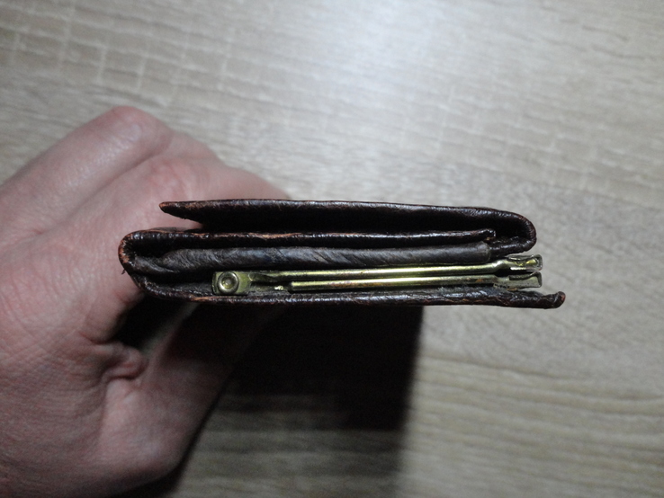 Кожаный женский дешевый кошелек, фото №6
