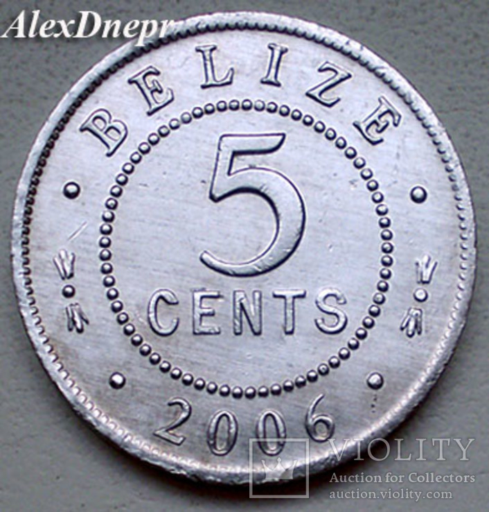 Белиз, 5 центов 2006, фото №3