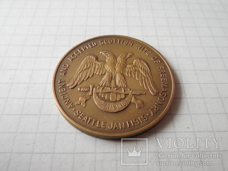 Памятная медаль США 1919г, фото №5