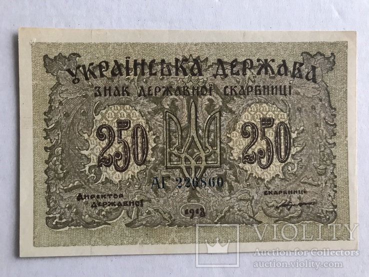 250 карбованців 1918, фото №2