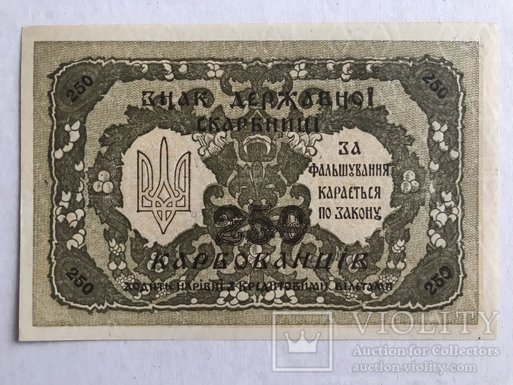 250 карбованців 1918, фото №3