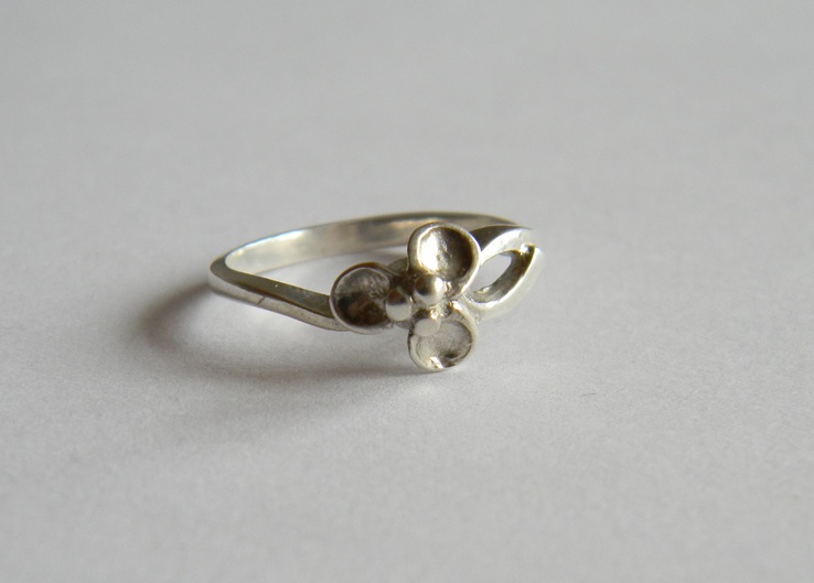 Серебряное кольцо, Серебро 925 пробы,  Размер 17, фото №2