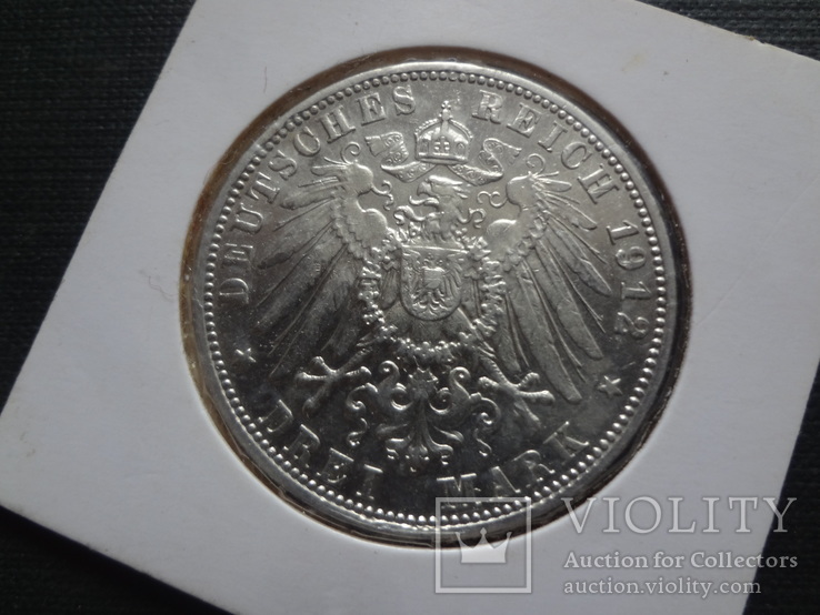 3 марки 1912 Бавария     холдер 109~, фото №5